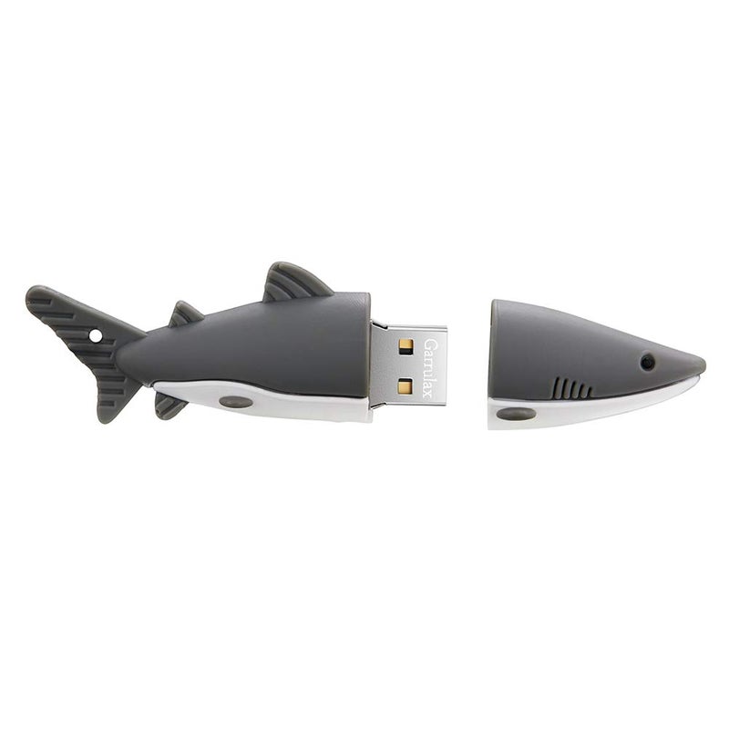 GARRULAX USB Flash Drive, 8GB / 16GB / 32GB USB 2.0 Cute Shape USB Memory Stick Date Storage Pendrive Thumb Drives for Kids Children Collegue Student (64GB, Shark) - Image 2